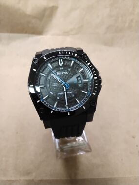 Bulova Precisionist Champlain Model C960944 ( 98B142 ) Rubber/Silicone Strap